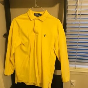 Yellow Long-Sleeve Polo
